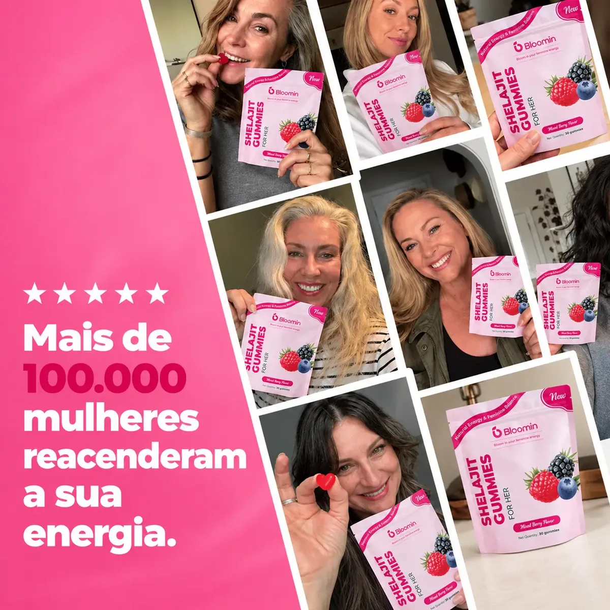 Mais de 100 mil mulheres reacenderam sua energia